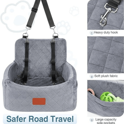 Dog car booster seat interior