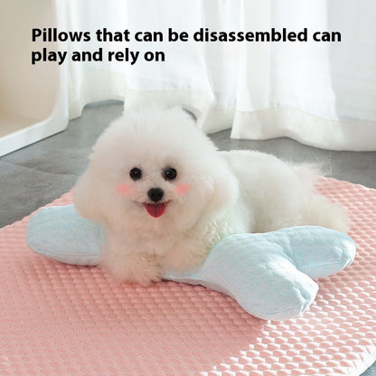 Dog Bed Breathable Cooling Spring Summer Pet Sleeping Mat For Small