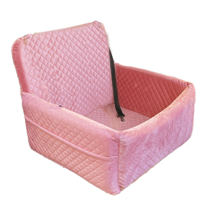 Dog car booster seat interior