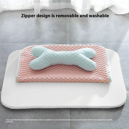 Dog Bed Breathable Cooling Spring Summer Pet Sleeping Mat For Small