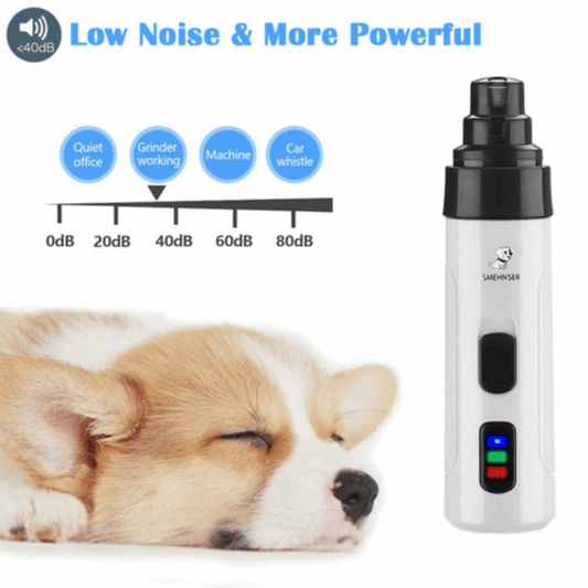 Cordless pet nail trimmer for dogs and cats