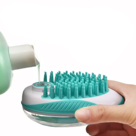Pet Bath Brush Comb – Gentle Grooming & Cleaning Tool