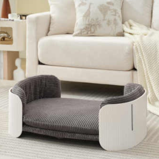Scandinavian style cat couch bed elevated pet sofa