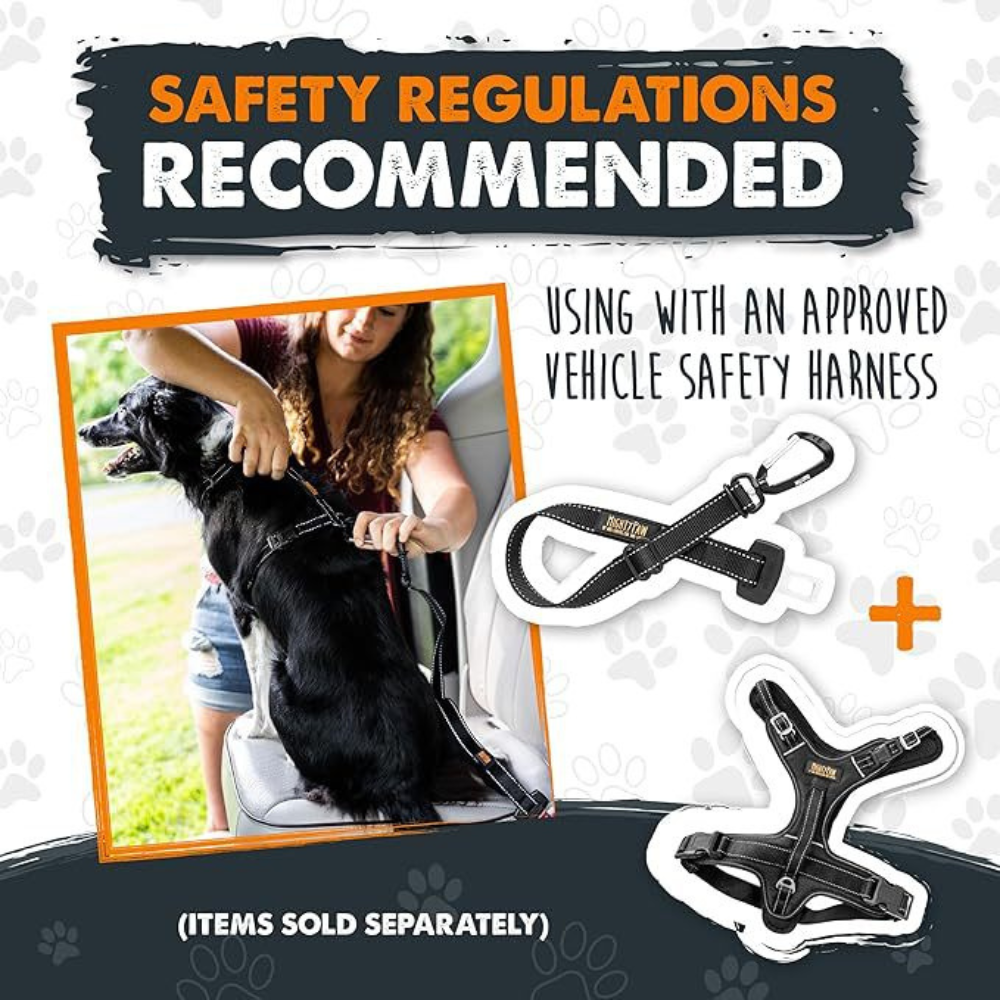 Adjustable dog car safety belt