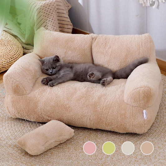Luxury Cat Bed Sofa Winter Warm Cat Nest Pet Bed For Small Medium Dogs