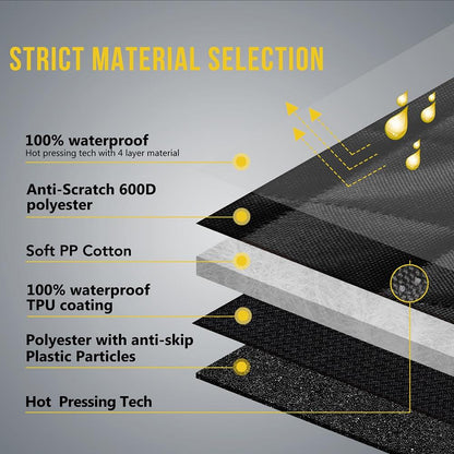 non-slip waterproof car seat protector for pets